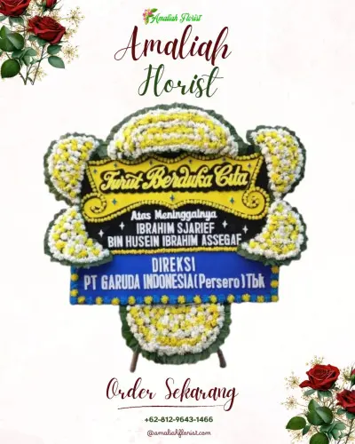 Papan Bunga Duka di Warureja