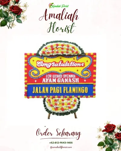 Bunga Papan Congratulation di Warureja